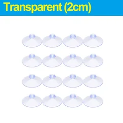 Premium Transparent Suction Cup Hooks for Versatile Home and Car Organization (2cm)