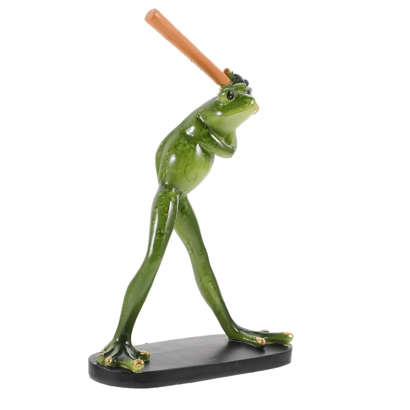 

Frog-shape Figurine Frog Statue Outdoor Garden Frog Decoration Resin Craft Animal Figurine