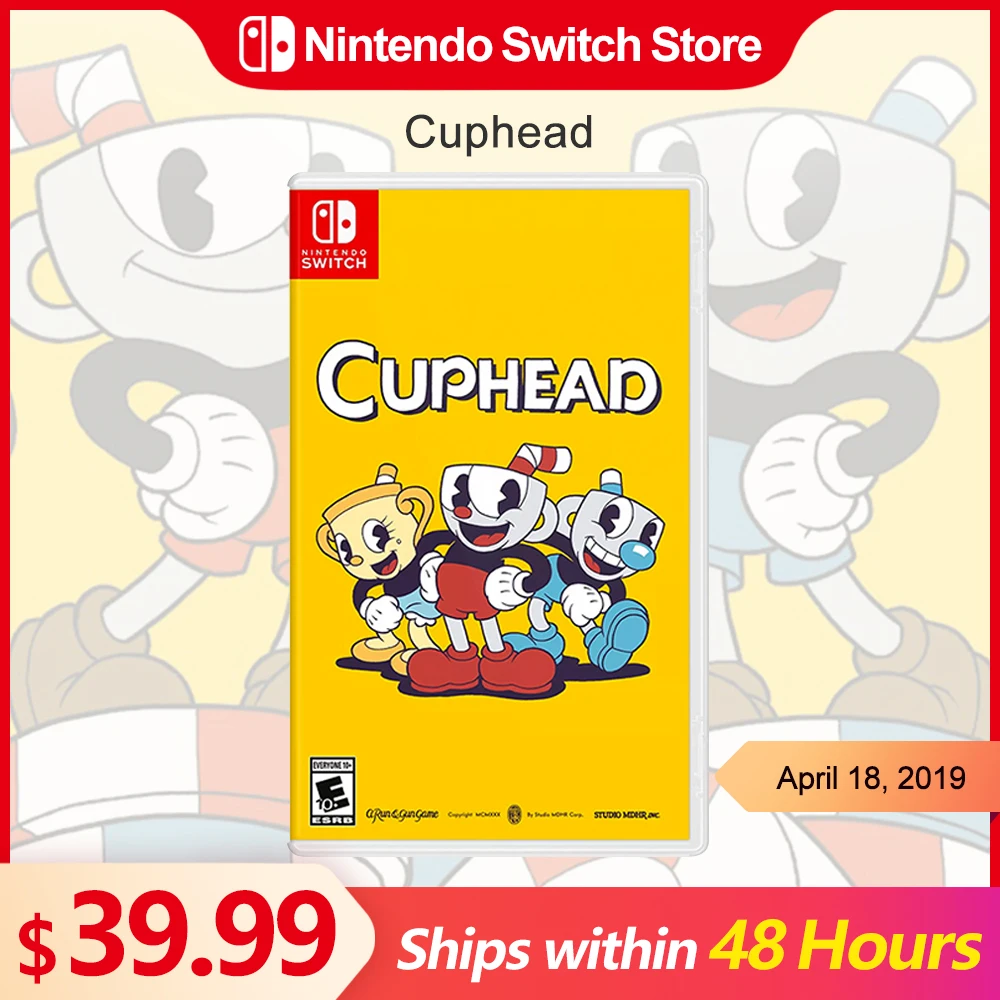 Cuphead Nintendo Switch Offerte Di Gioco 100% Ufficiale Originale Scheda Di Gioco Fisico Arcade Action Platformer Genere Per Switch Oled Lite