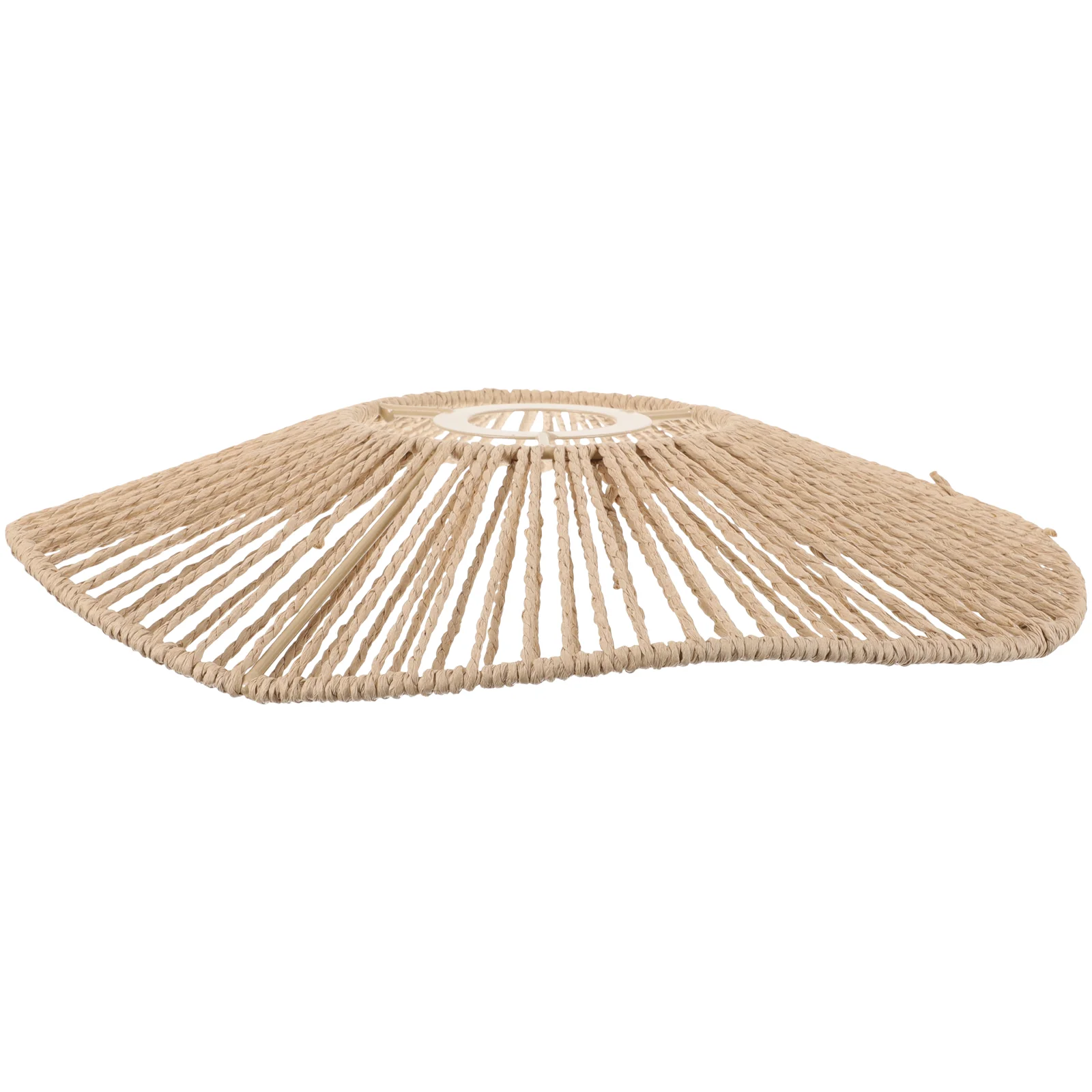 

Retro Style Lamp Shade Paper Rope Weaving Lamp Cover E27 Base Indoor Light Cover