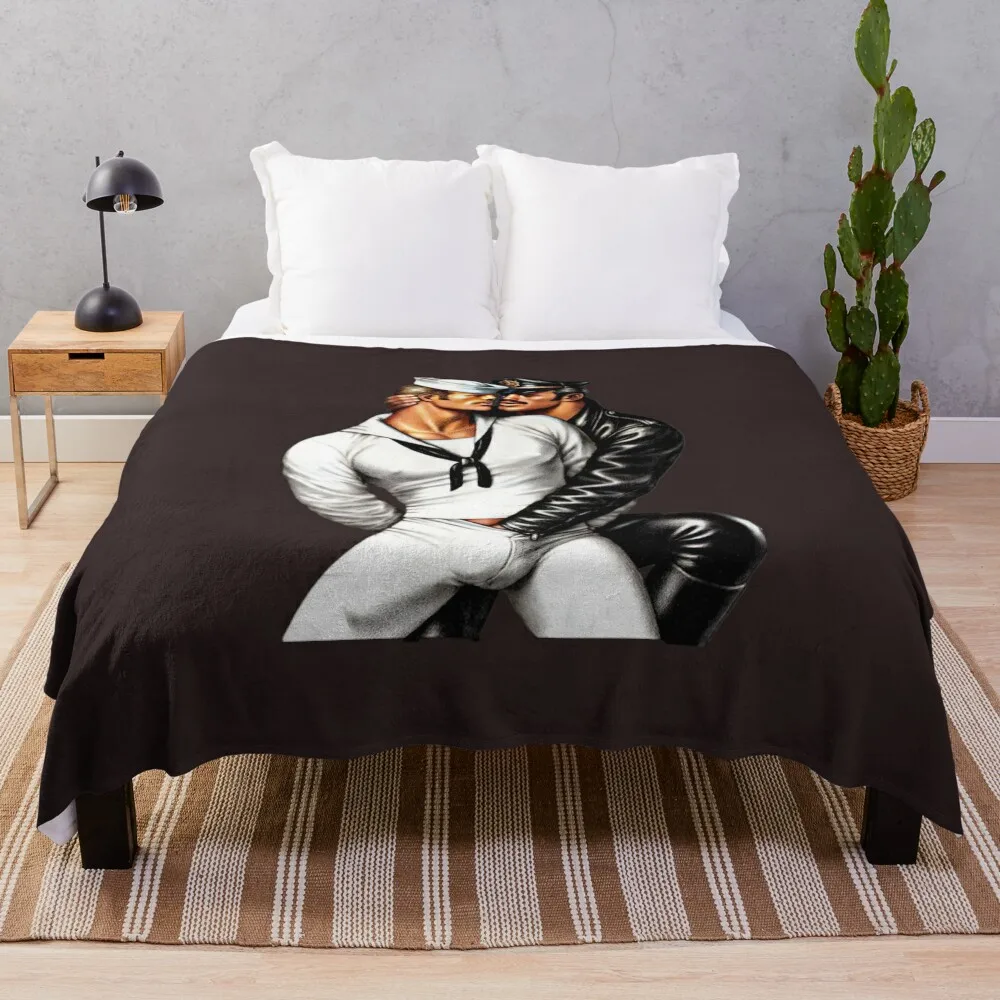 

Tom of FinlandThrow Blanket wednesday Blankets Sofas Of Decoration