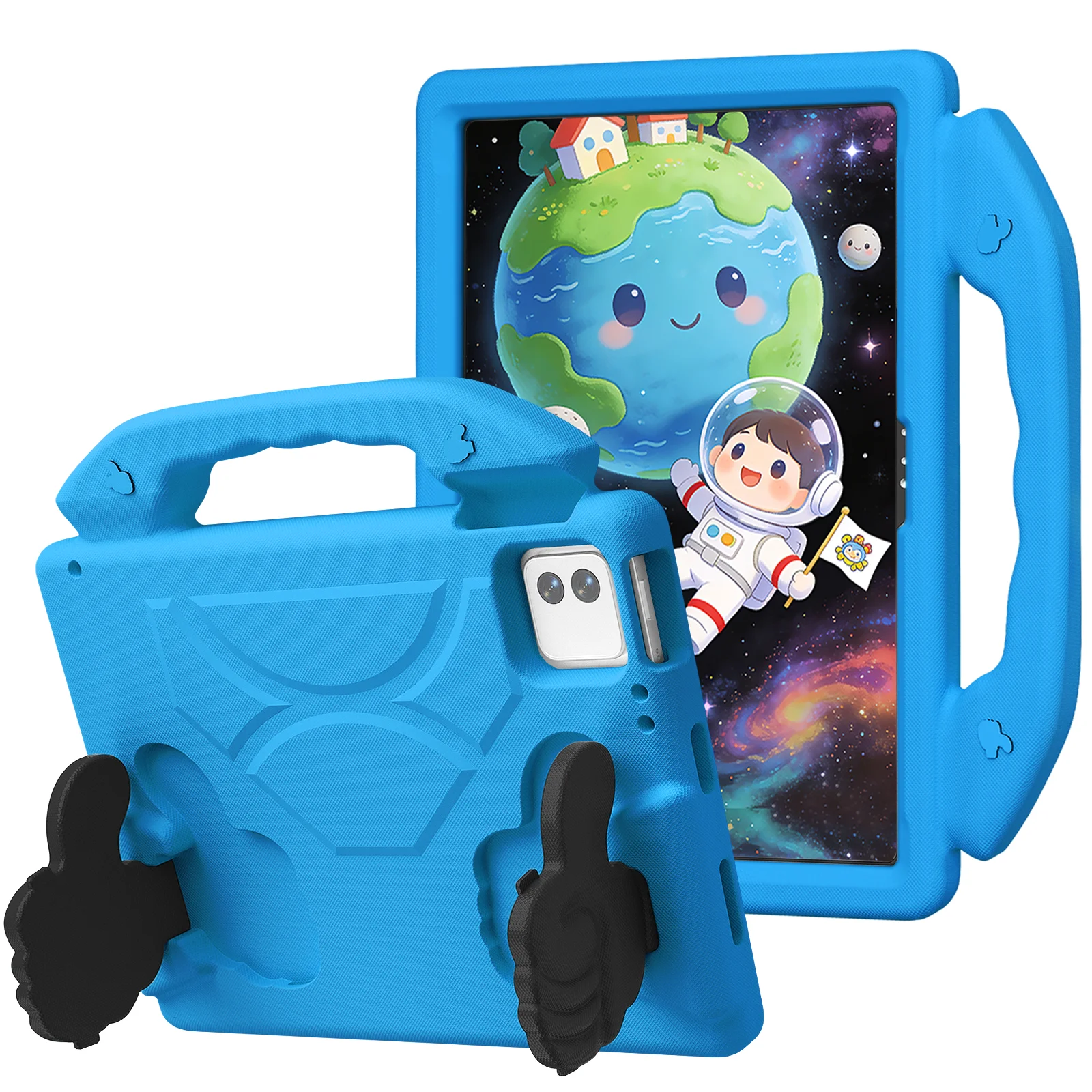 Children's Shockproof EVA Tablet Case with Handle and Stand - Lightweight and Durable