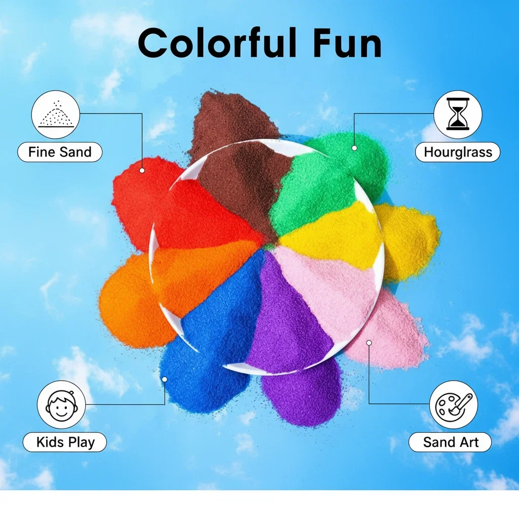Vibrant Assorted Color Sandstone for Creative Crafts and Gardening