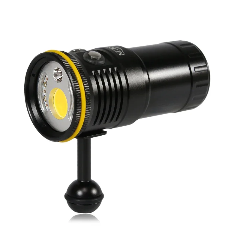 

Nitescuba NSS60 LED Diving Video Photography Light Glare 6000 Lumen With Spotlight Scuba Torch Wide Angle CRI=90 UV Red Focus