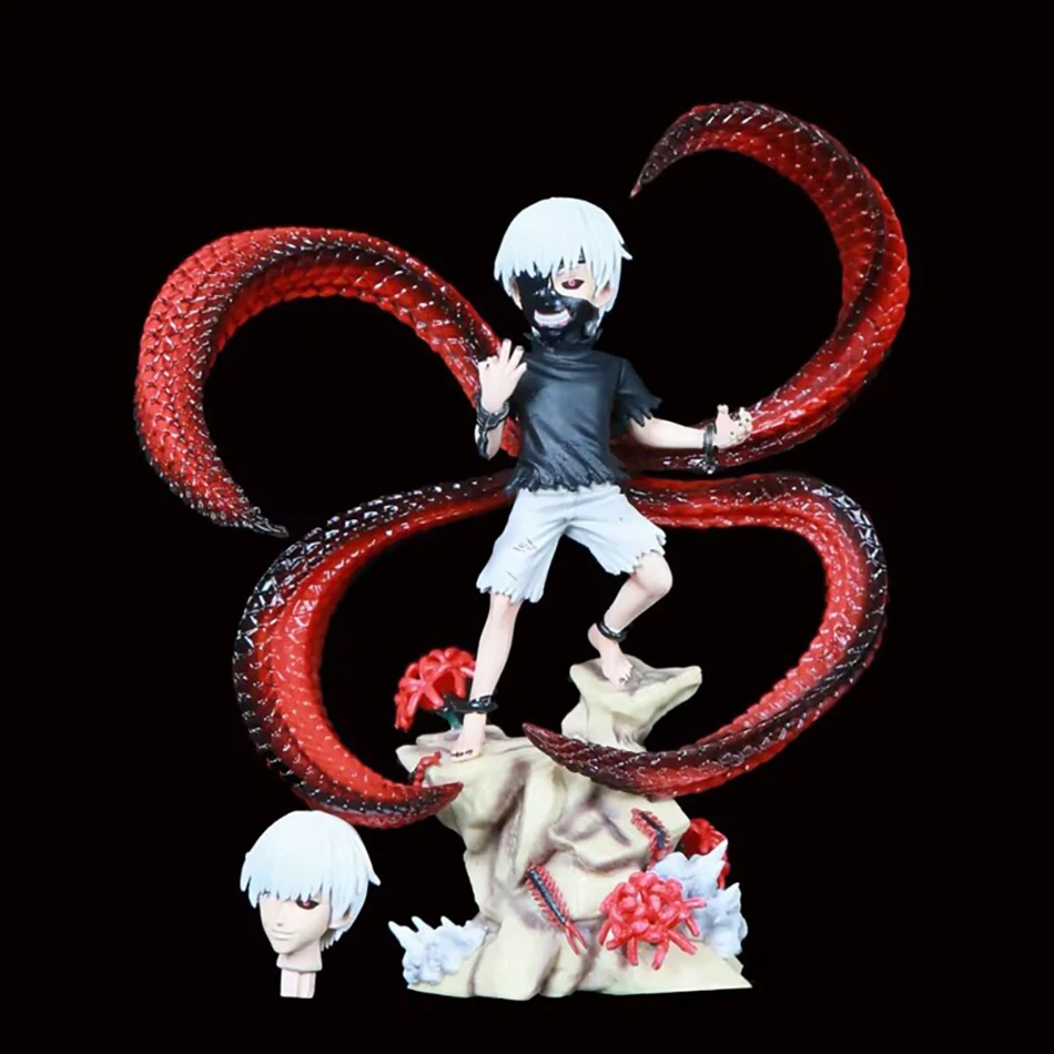 Figurine Tokyo Ghoul Ken Kaneki 20 Cm - PVC - Jouet Collection Manga - NEUF