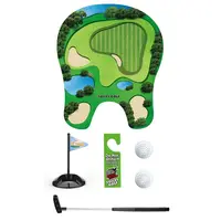 Indoor Leisure Game Mini Toilet Golf Game Creative Funny Mini Golf Practice Set Relax Portable Golf Sport Set Golf Training
