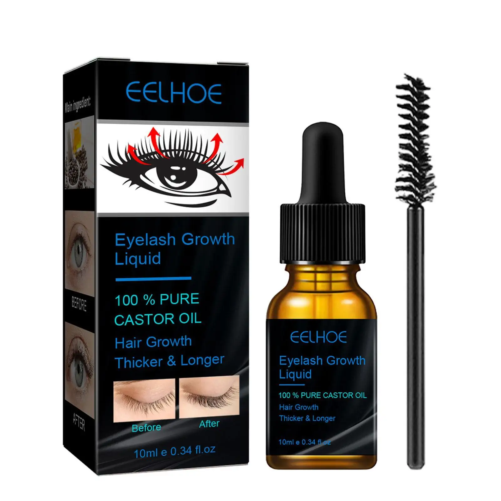 

Seven Days Eyelash Fast Growth Solution Thicken Eyelashes Natural Curl Enlarge Eyes Eyelash Eyebrow Serum Cosmetics 2023 New