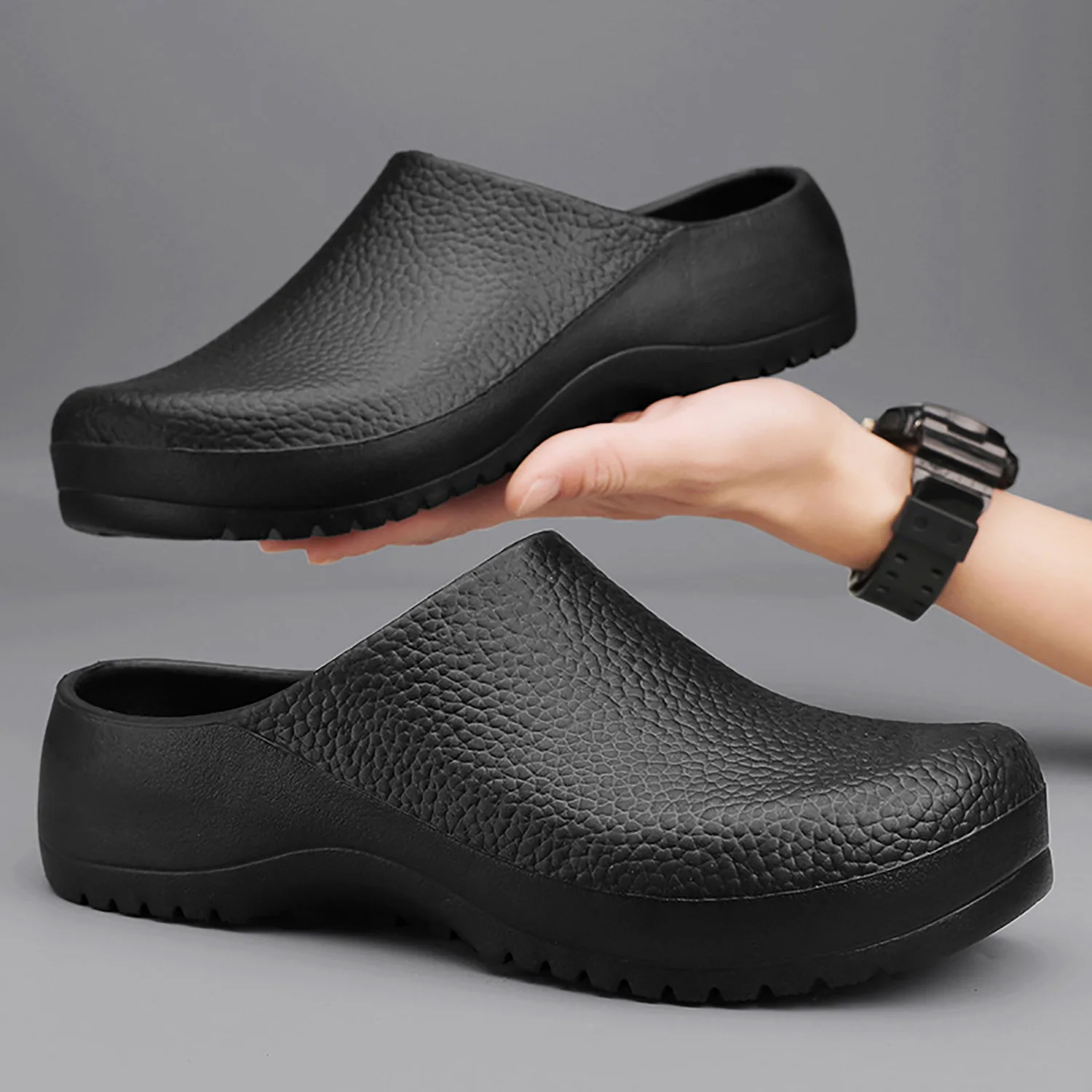 Chef Shoes Waterproof Lightweight Comfortable Suitable for Hotel Restaurants Hospital Kitchen Safety Non-slip Sandals