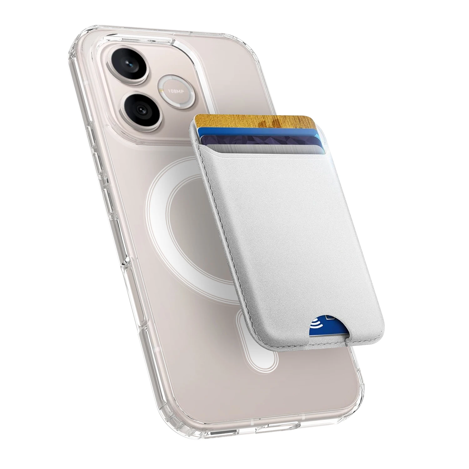 Shockproof Transparent Acrylic Back Case - Magnetic PC Hard Protective Cover