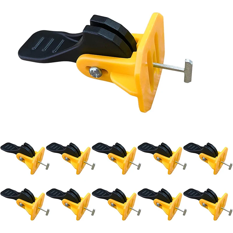 Tile Spacers Tile Leveling Clips Tile Leveling Tools Floor Tile Leveling System Clips Leveler Adjuster Kit Plastic Positioning Artifacts Leveler Locator Spacers for Flooring Wall Tile