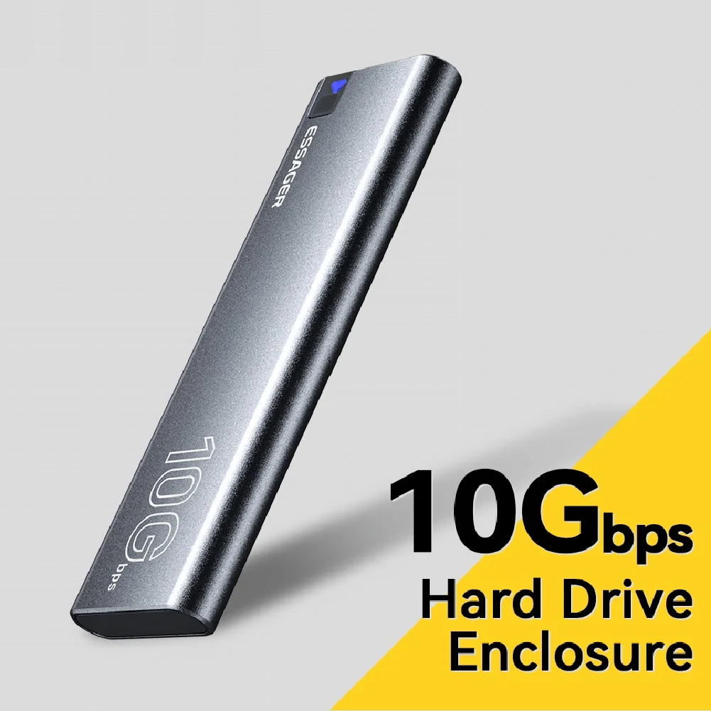 M.2 SATA NVMe SSD ̽, 10Gbps ӵ, USB 3.2 C Ÿ   ָ Ʈ ̺ Ŭ SSD Ŭ