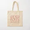 Dead Poets Society Logo Cotton  Canvas Bag Printed Foldable Tote Grocery Travel Fabric Handbag Shoulder Bag Women Designer 1