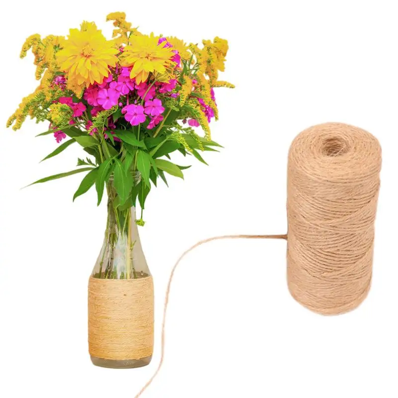 천연 빈티지 황마 로프 코드, 스트링 꼬기 삼베 리본 공예, 바느질 DIY 황마..