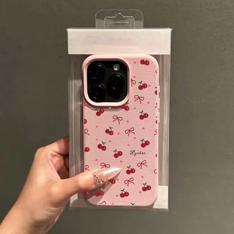 Love Heart Bow Design Phone Case Cover