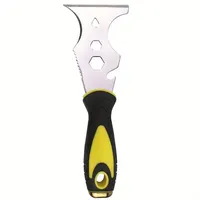 1pc 15 In 1 Multi Use Putty Knife Stainless Steel Paint Scraper Removal Construction Tool For Wallpaper Can Opener Home DIY 1