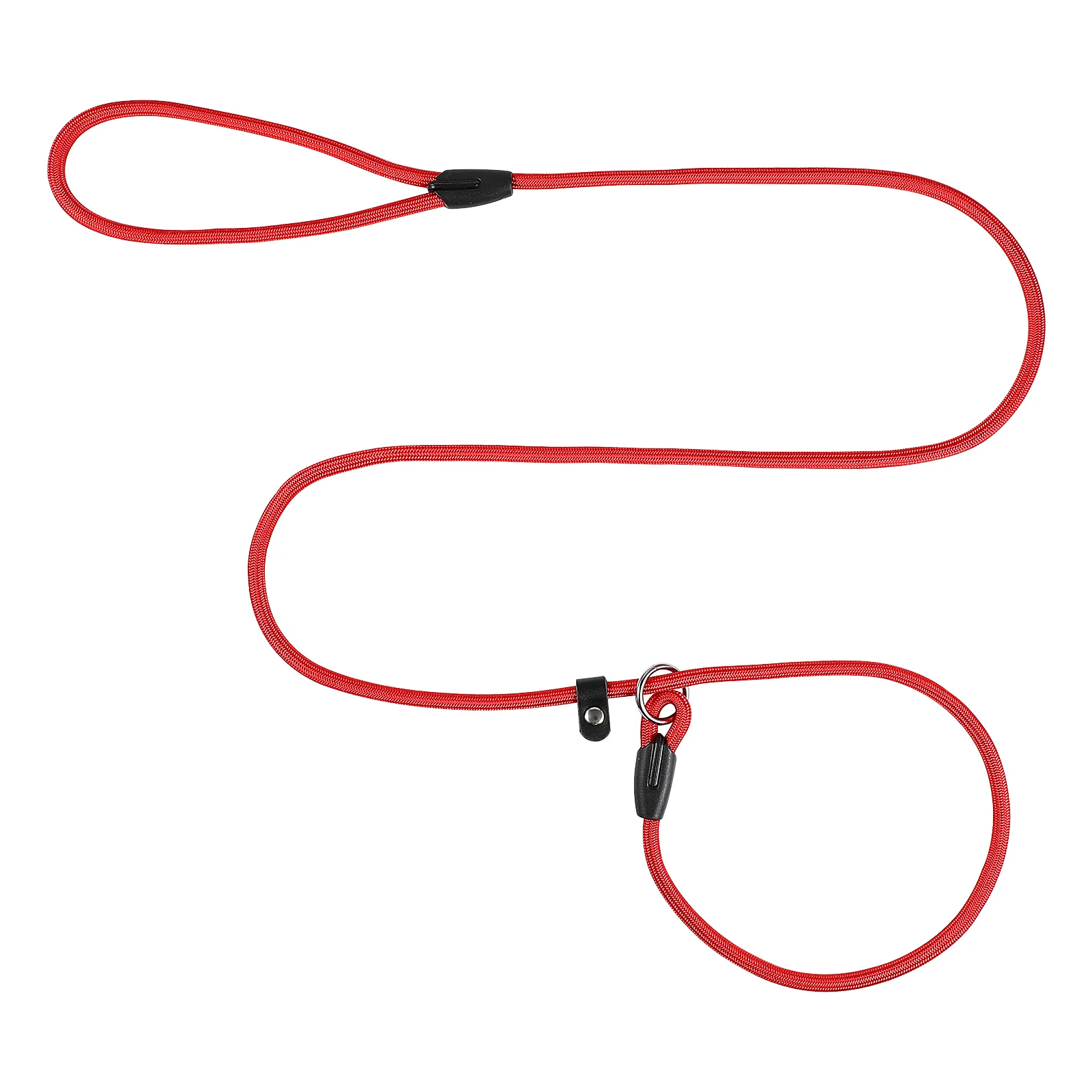 

POPETPOP Dog Training Leash Walking Lead Puppy Nylon Rope Pet Supply (Red)