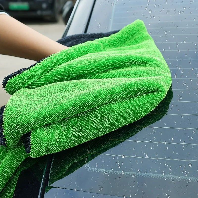 1200GSM Twist Loop Microfiber Towel Large Double Sided Car Drying Towel Super Absorbent and Scratch-Free for Auto Detailing Rag