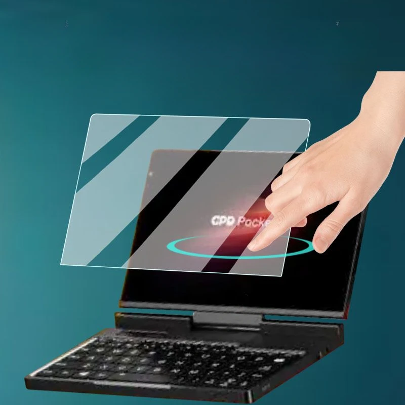 Per GPD Pocket 4 Proteggi schermo in vetro temperato per Gpd Pocket4 Pellicola protettiva trasparente per computer Palmtop da 8 pollici a copertura totale - immagine 4