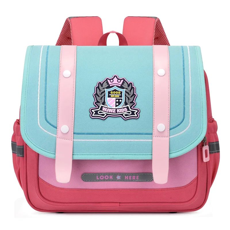 

New Primary School Bags High Quality Large Capacity Horizontal Schoolbag British Style Kids Rucksack Student Book Bag Backpack