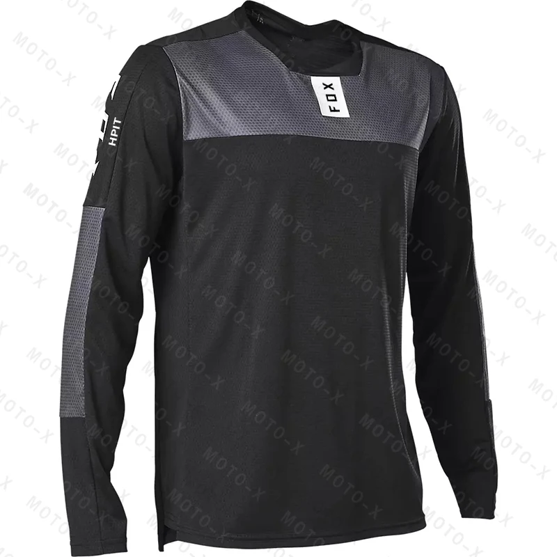 Camiseta Técnica De Ciclismo MTB/descenso - Negra, Transpirable Y De Secado Rápido, Marca Wolfride