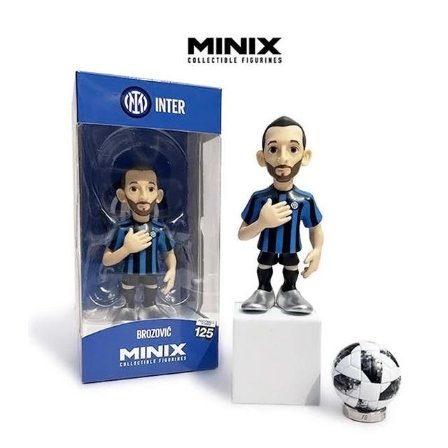 Minix Collection Figurines Brozović Football Club Internazionale Milano  Martinez Football Star Series Model Action Figures