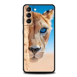 Lion King Animal Soft TPU Phone Case - Vibrant and Durable Cover - Galaxy S20 FE (A1)