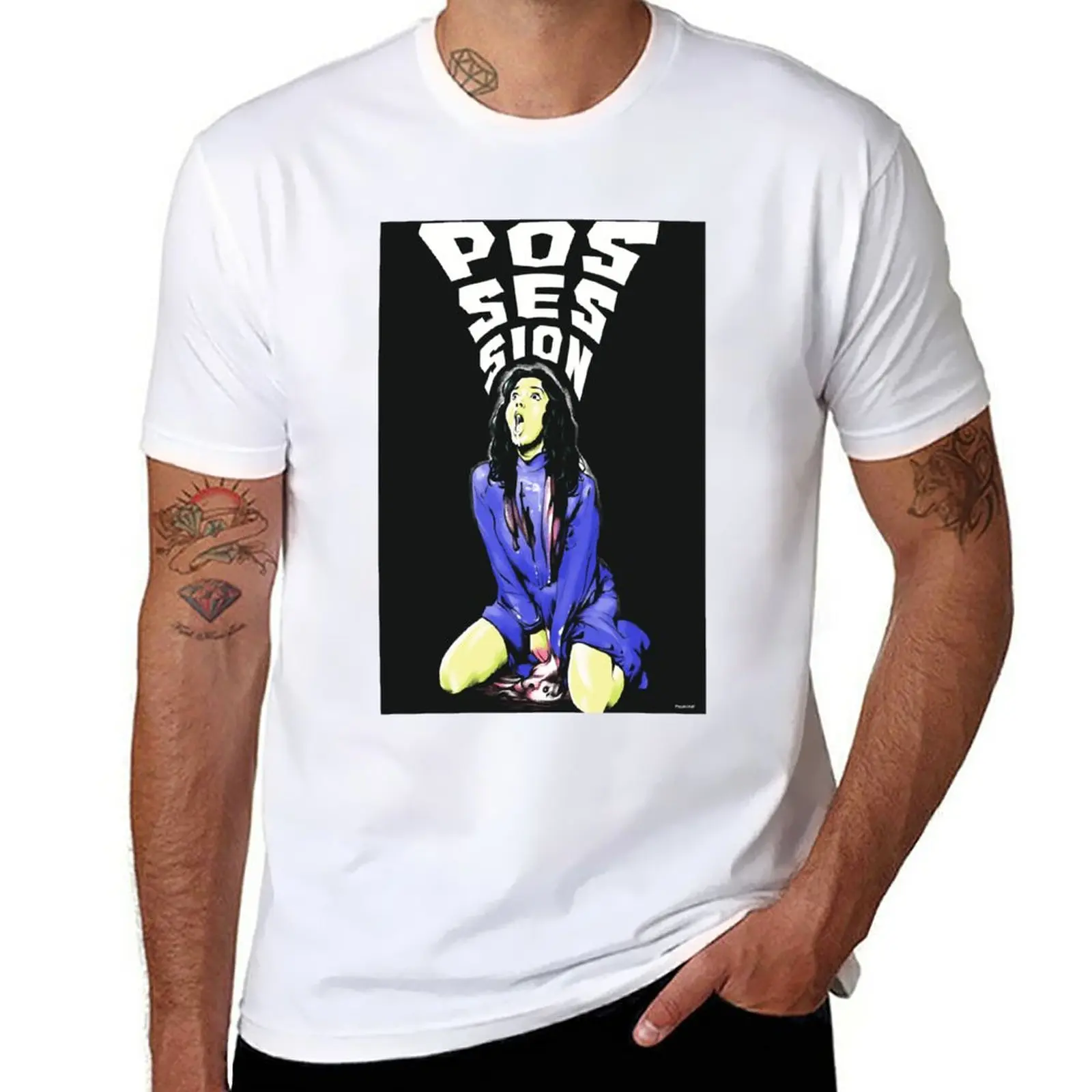 

New Funny Man Pink Beautiful Model Possession Art Awesome For Music Fans T-Shirt anime summer tops tees mens vintage t shirts