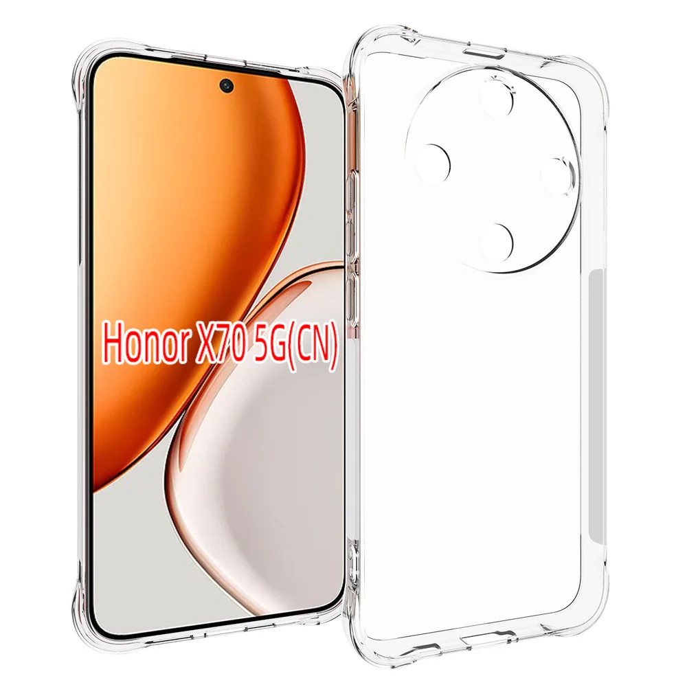 Crystal Clear Anti-Shock TPU Gel Phone Case, Transparent Protective Cover