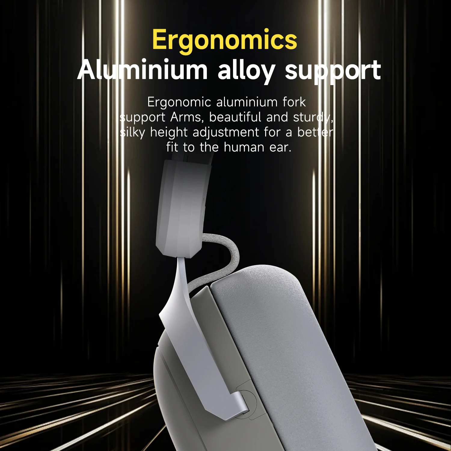 АЗЗ АХМ08 МАКС Гейминг Гедсет - 53мм Драйверы, Протеин Ледер, Омнидирекциональный Микрофон Блак/Грей/Белый_voghion.com