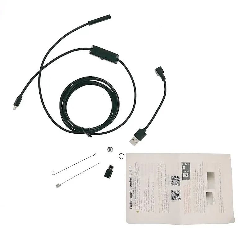 5.5 안드로이드 내시경 검사 카메라, 스마트폰용 방수 카메라, USB, 마이크로 USB, C 타입, 3 in 1, 7mm