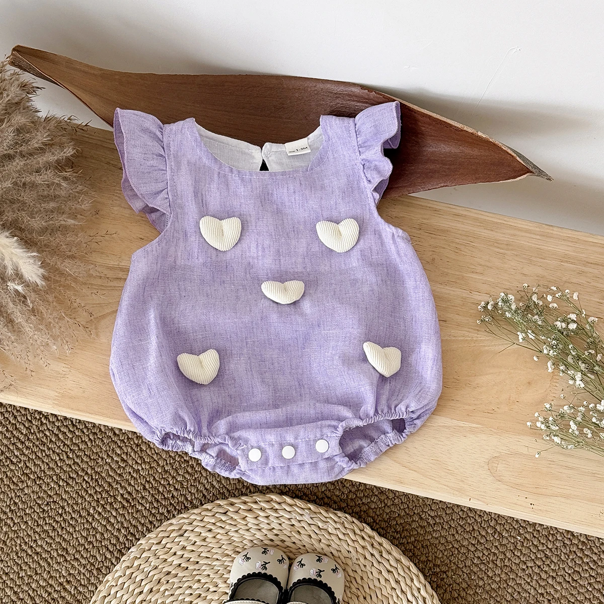 Sommer Neue Neugeborene Baby Jungen Mädchen Freizeit Indoor Sport Body Nette Ente Liebe Puppe Kleinkind Body Bequeme Overall – Detail 13