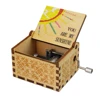 You Are My Sunshine Music Box, Color Printing Wooden Hand Crank Musical Box, Birthday Gift for Girlfriend, Children's Day Gift 6