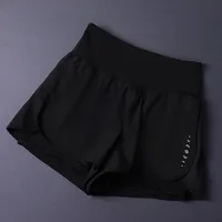 Women's 2 in 1 Shorts with Pockets - Lightweight Breathable Loose Anti-Disclosure Split Side for Yoga Running Gym - Image 4