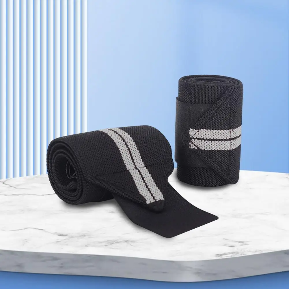 Sports Wristband Compression Wrist Wrap Soft Gym Wrist Brace with Thumb Loop Fastener Tape for Carpal Tunnel Arthritis Pain