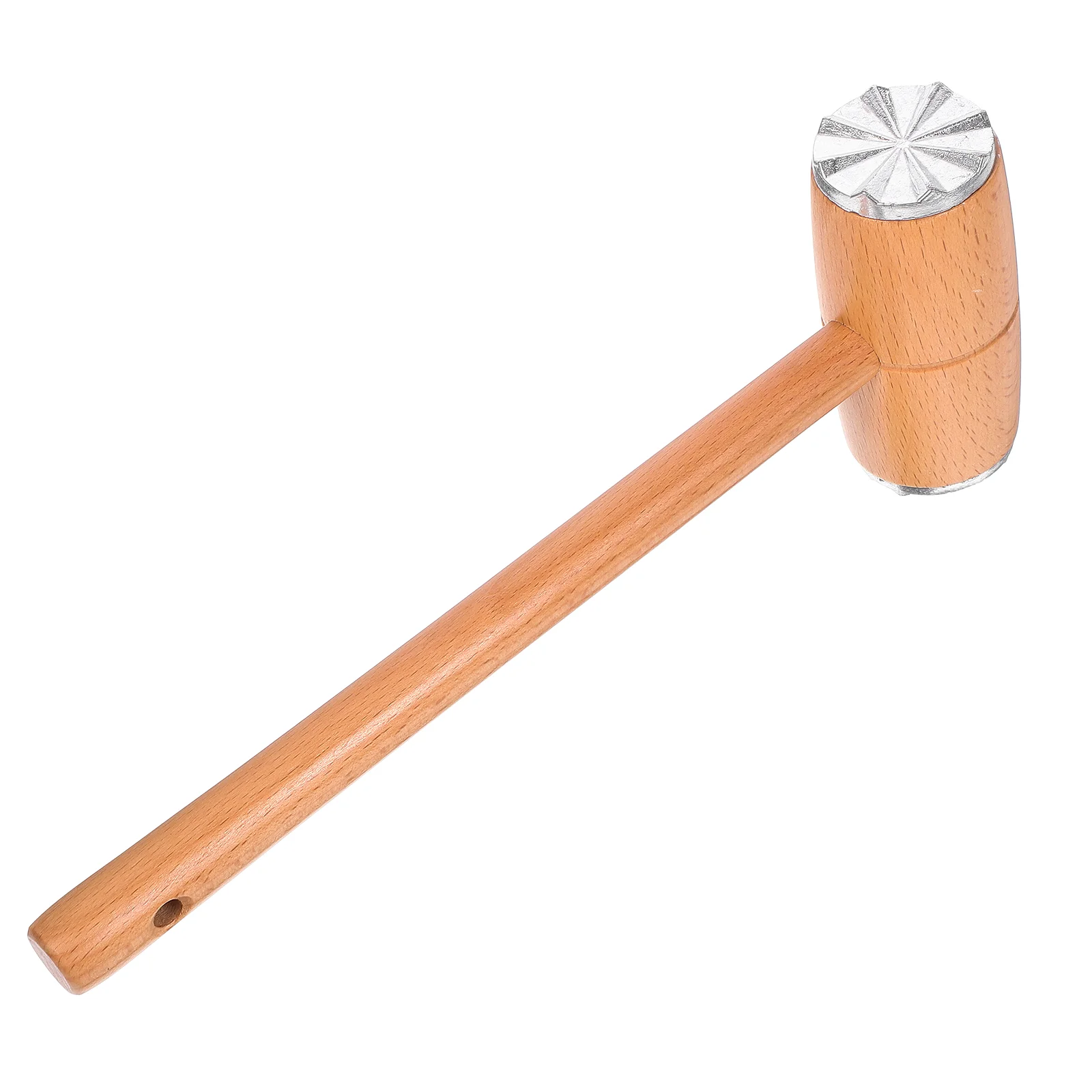 

Pounding Pork Steak Chicken Mallet Aluminium Alloy Head Hammer Tool Kitchen Wooden Meat Tenderizer