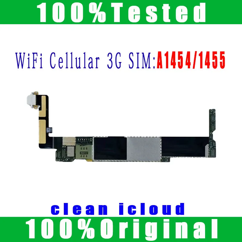 Original Free iCloud For Ipad Mini 1 Motherboard No ID Account Logic Board A1432 A1454 OR A1455