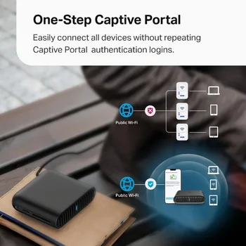 Ultra-Portable Wi-Fi 6 AX1500 Travel Router TL-WR1502X | Easy Public WiFi Sharing | Hotel/RV/Travel Approved | Phone WiFi Tether 4