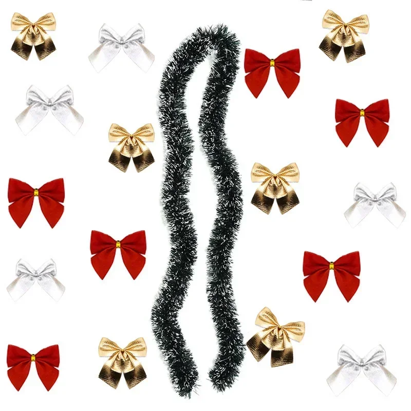 2M Christmas Wreath Wall Door Decor Ribbon Bowknot