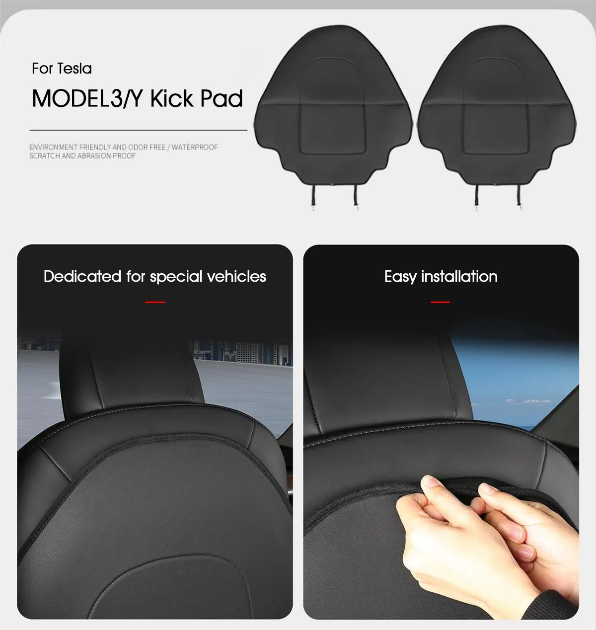 Back Seat Protector Car Seatback Protector Tesla Model Y Model 3