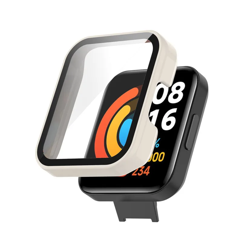 Protective Case +Glass For Redmi Watch 2 Lite Full Cover Screen Protector Shockproof Case For Redmi Watch2 Lite Bumper Shell 
