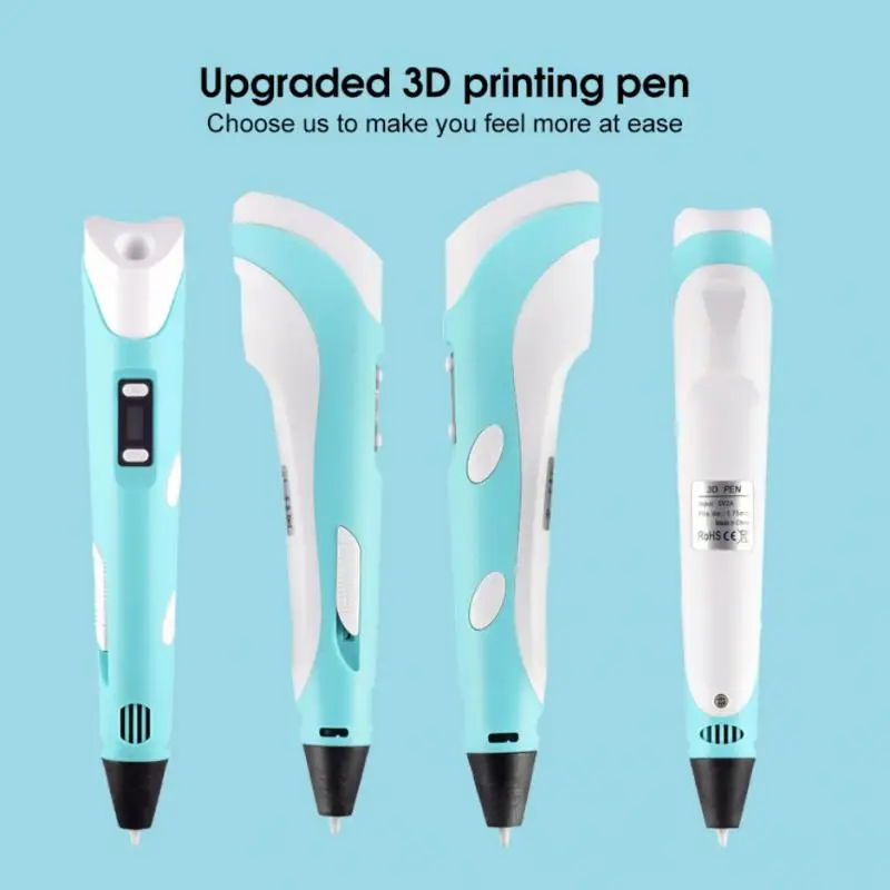 DIY 3D Printing Pen Drawing 3D Pens Educational Toy With LCD Screen PLA  Filament Pen for Children Gift DIY Drawing Printing Pen