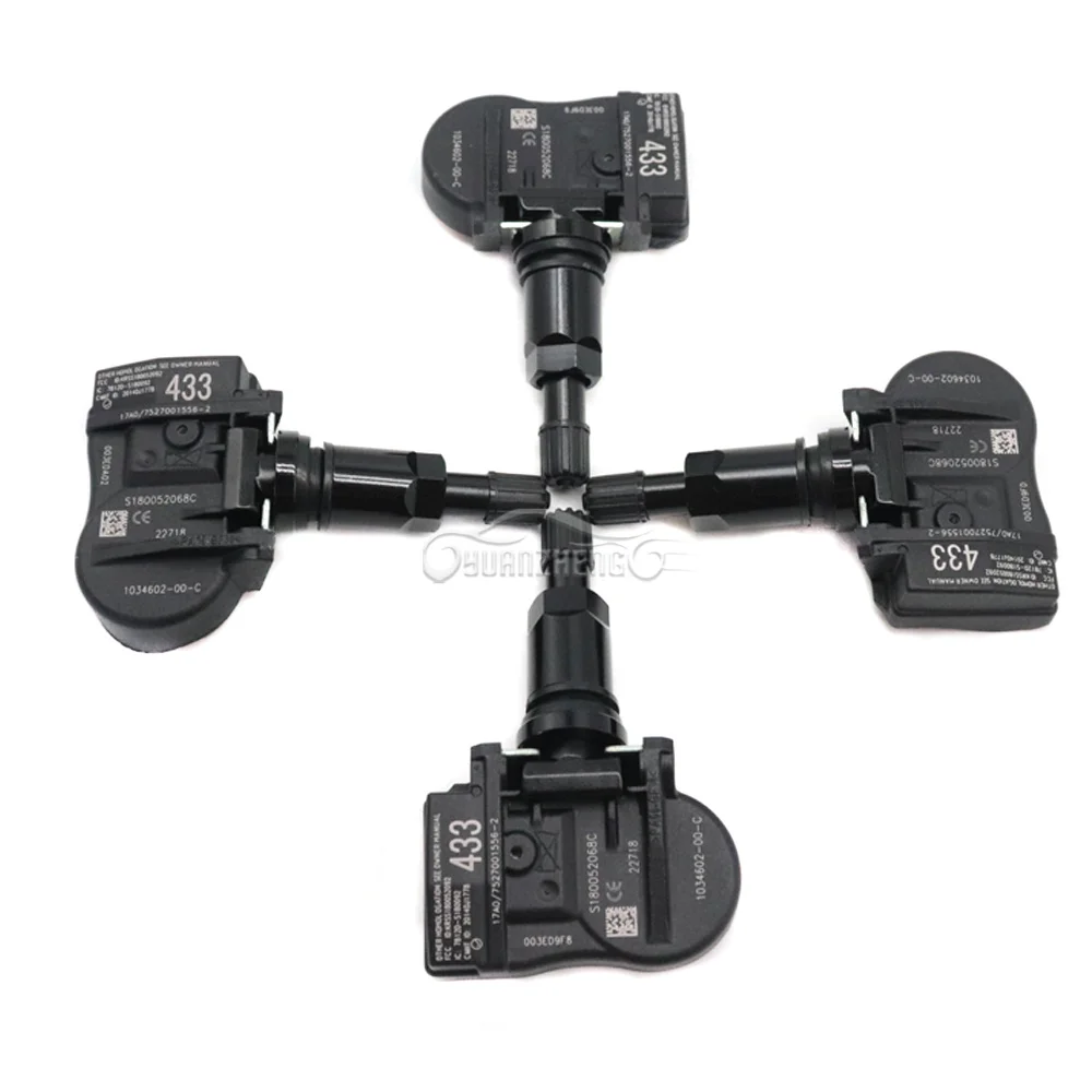 ڵ TPMS Ÿ̾ з ͸ , 1034602-00-C ׽  3  S  X 433Mhz 1034602-00A 103460200B
