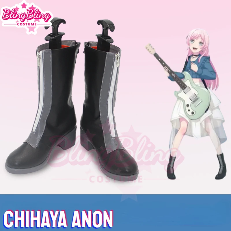 

Обувь для косплея Chihaya Anon из аниме! Это MyGO! Обувь унисекс для ролевых игр Chihaya Cosplay Anon, обувь любого размера CoCos