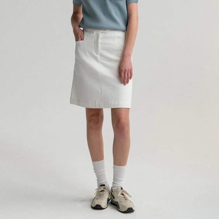 

Summer Ladies High Waist Casual Mini Skirt Women's Versatile A-line Hip Package Short Skirts