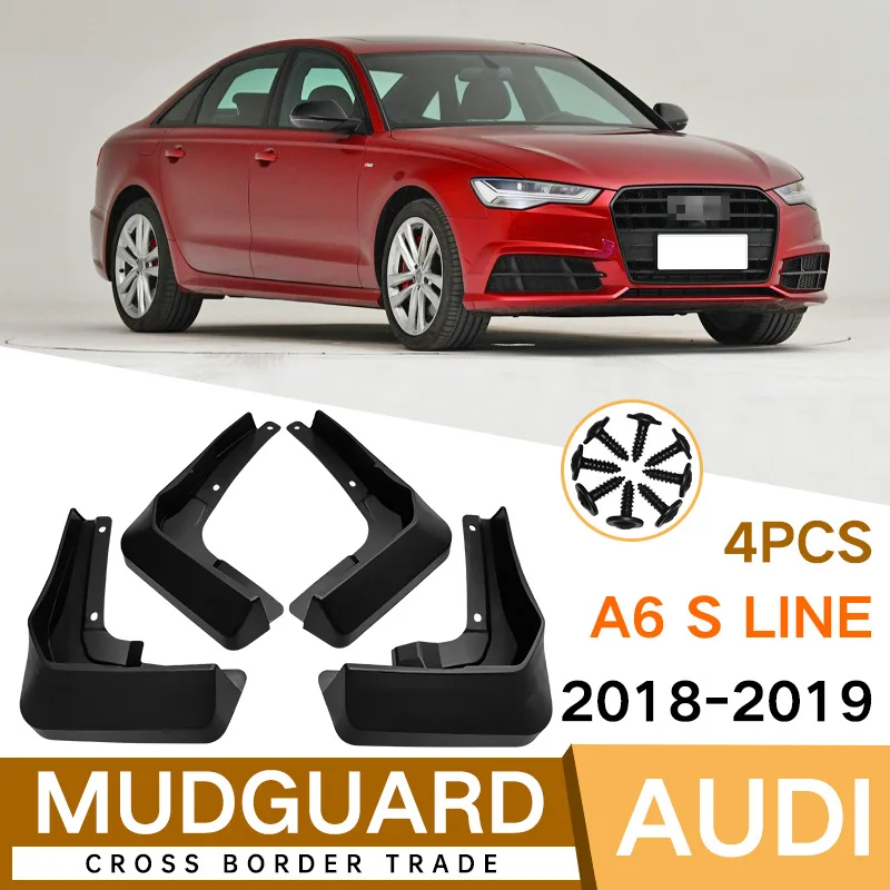 

Брызговики для Audi A6 S Line 2018-2023, передние и задние