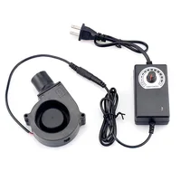 7530 9733 Blower Fan with Power Variable Speed Controller Barbecue Fan Air Blower Picnic Grill Wood Stove Cooking adjustable 2