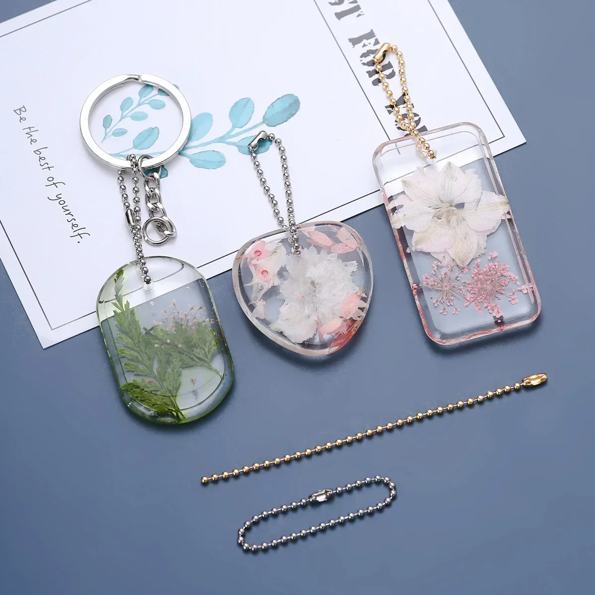 DIY Keychain Pendant Casting Silicone Mould