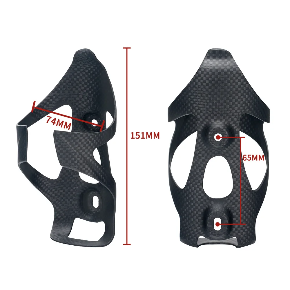 Bicycle Water Bottle Cage 3K Full Carbon Fiber Ultralight MTB Road Matte/Glossy