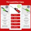 21V Cordless Hedge Trimmer 22 Inch Electric Hedge Trimmer with 3.0Ah Battery & Charger with Dual Action Blade 3/5" Cut Capacity 4