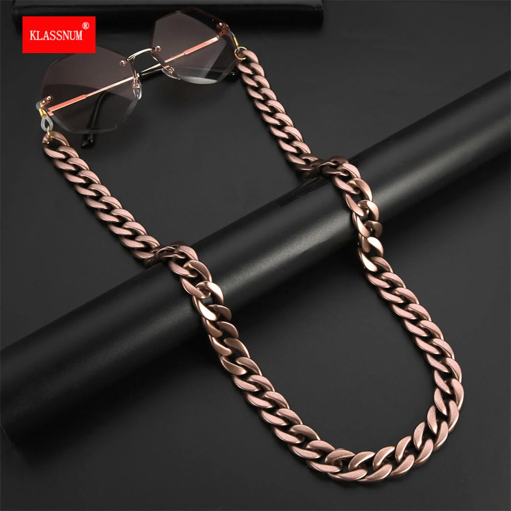 Metal Color Eye Glasses Sunglasses Spectacles Chain Holder Cord
